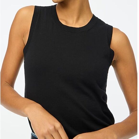 J. Crew Factory BO375 Classic shell black NWT - Picture 2 of 8